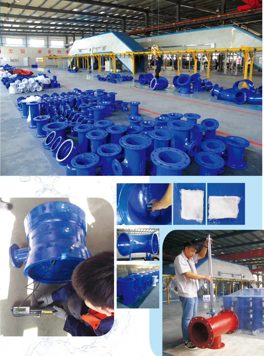 ISO2531 En545 BS En598 Ductile Iron Cast Iron Pipe Fittings